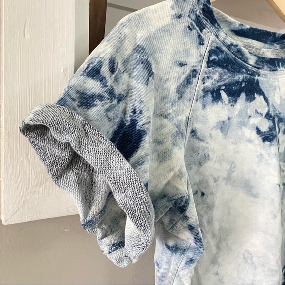 •Current/Elliot Indigo Summer tie dye short sleeve top• Size - Picture 3 of 9